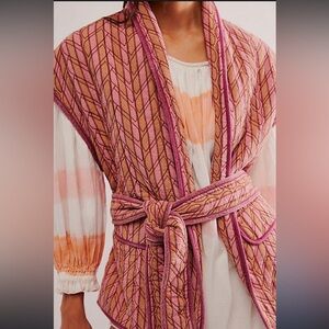 Free People Sunrise Quilted Vest